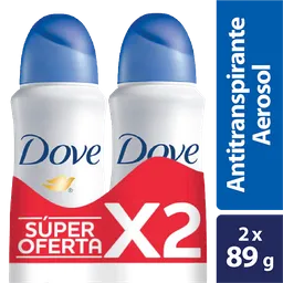 Desodorante Aerosol Dove Original Bipack 89G