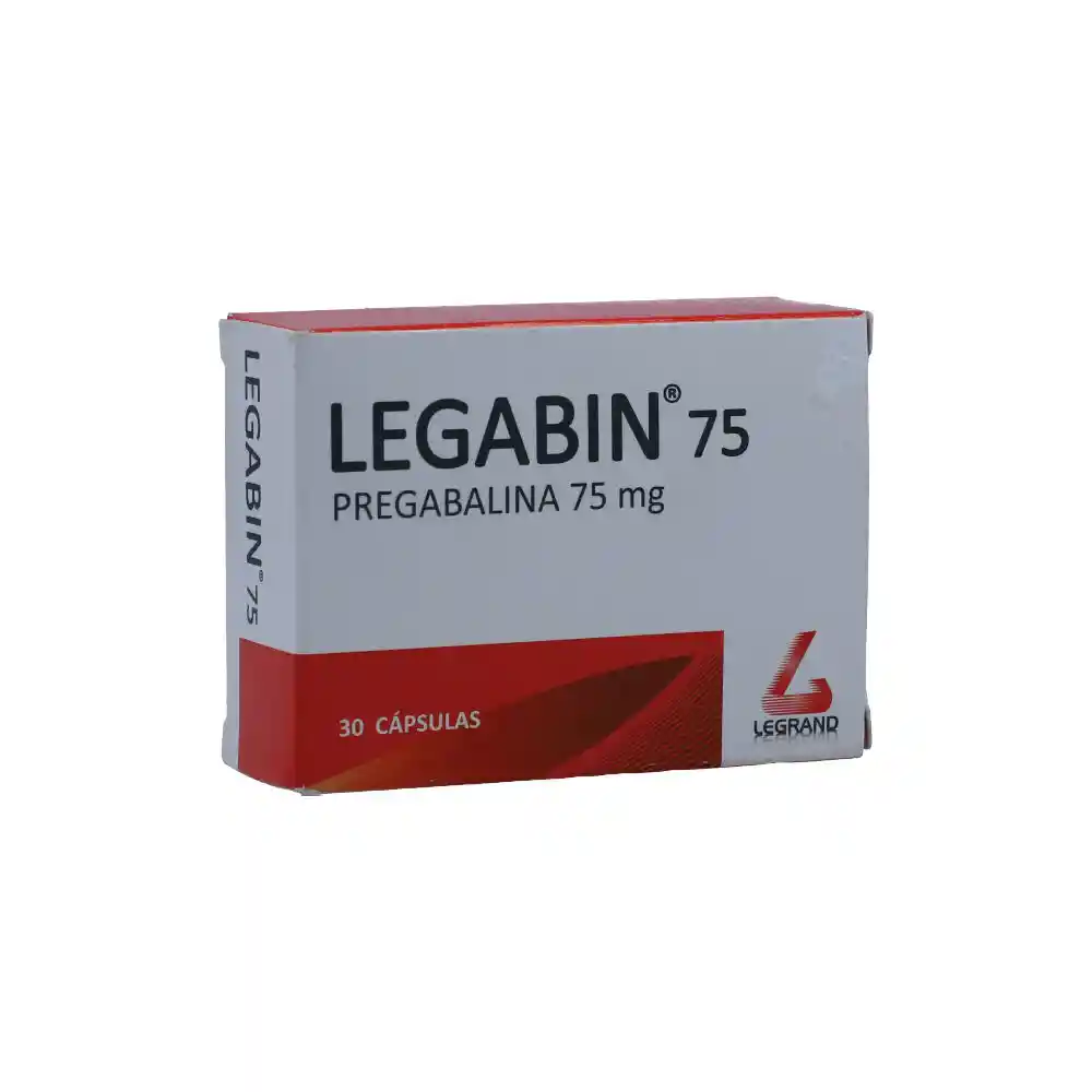 Legabin 75 Mg Cap Cd Cj X 30 Pregabalina Laboratorios Leg