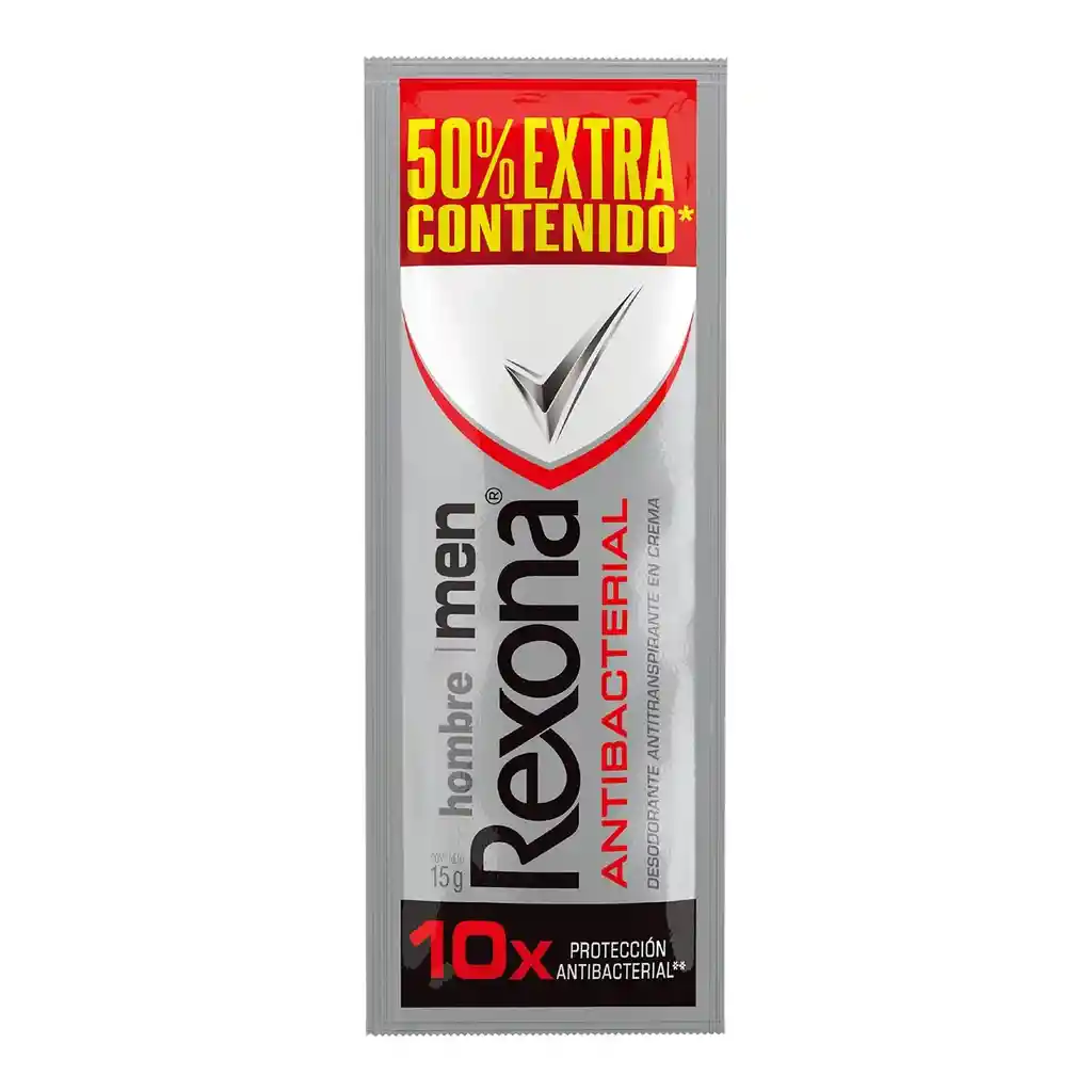 Rexona Desodorante Antibac Prot Men Sache Crem Cj X 18