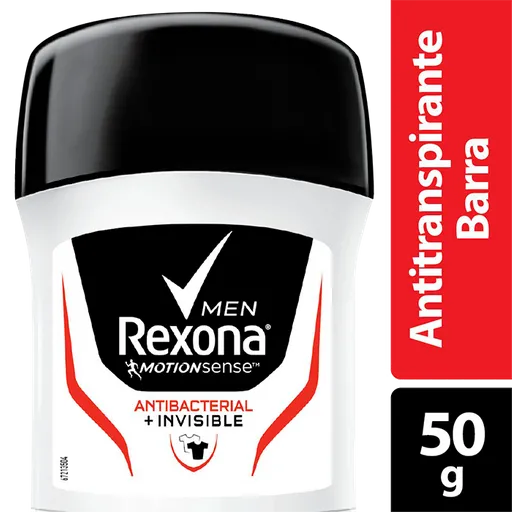 Rexona Desodorante Barra Hombre Antibacterial + Invisible