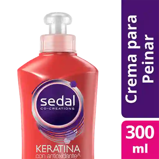 Crema Para Peinar Sedal Keratina Con Antioxidante 300Ml