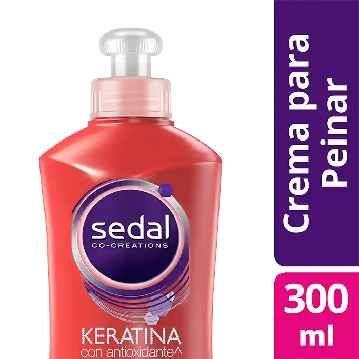 Crema Para Peinar Sedal Keratina Con Antioxidante 300Ml