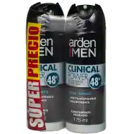 Arden For Men Desodorante Clinical Power en Aerosol