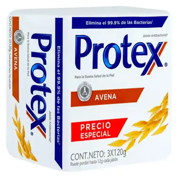 Protex Jabón Antibacterial De Avena