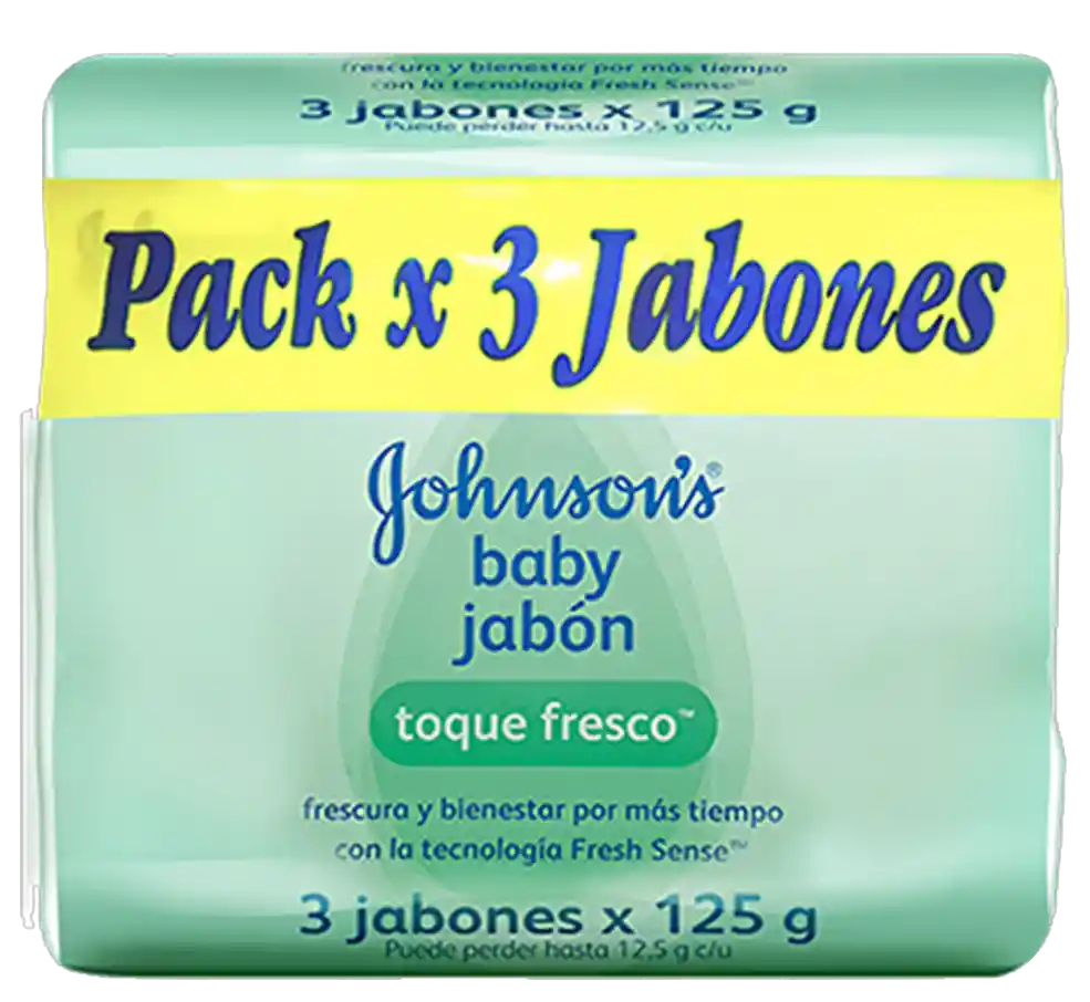 Johnson's Baby Jabón Solido Toque Fresco