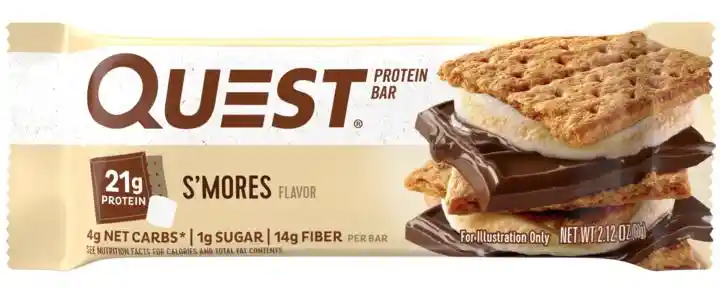 Quest Proteina Bars Gall Malvavisco Y Choclate Barra X 60 G