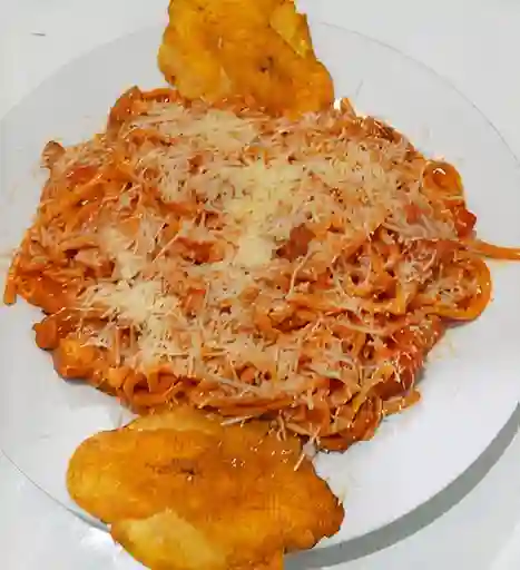 1 Espaguettis con Camarón