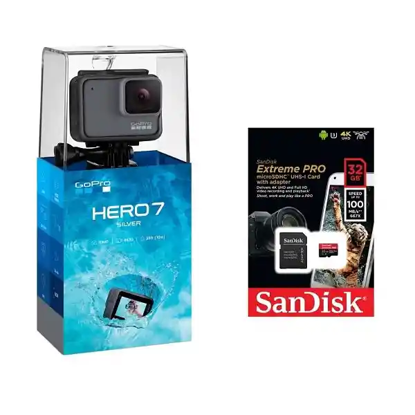 Gopro Hero 7 Silver + Memoria 32Gb