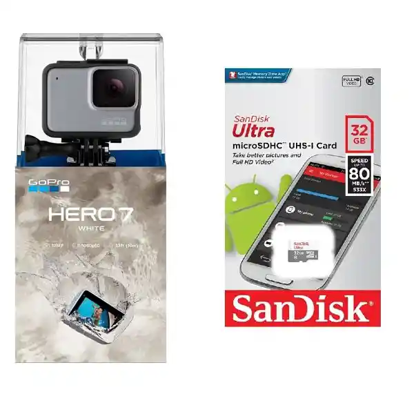 Gopro Hero 7 White + Memoria 32Gb