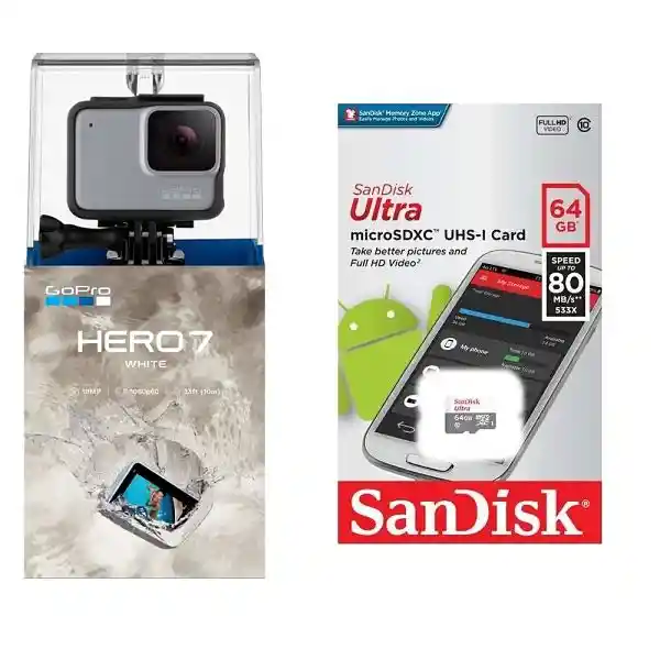 Gopro Hero 7 White + Memoria 64Gb