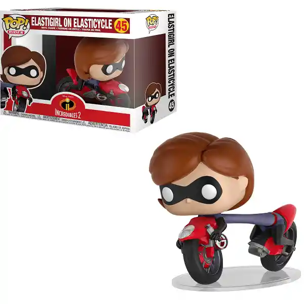 Funko Pop Elasticgirl On Elasticyc (45) - Rides Incredibles 2 