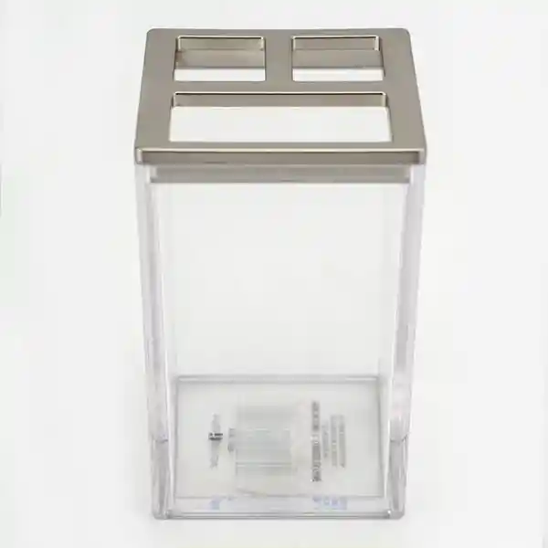 Home Interdesign Porta Cepillo Plástico Clarity Transparente