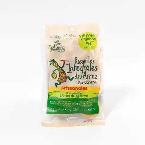 Rosquillas Vegana Arroz+Garbanz X 40Gr