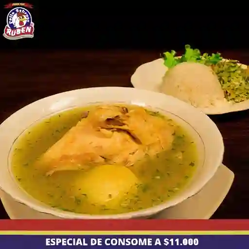 Consome Especial de Higados con Mollejas