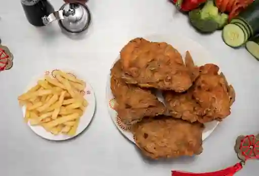 Pollo Frito con Papitas