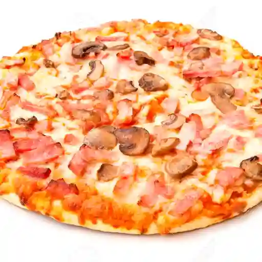 Pizza Jamón y Champiñon