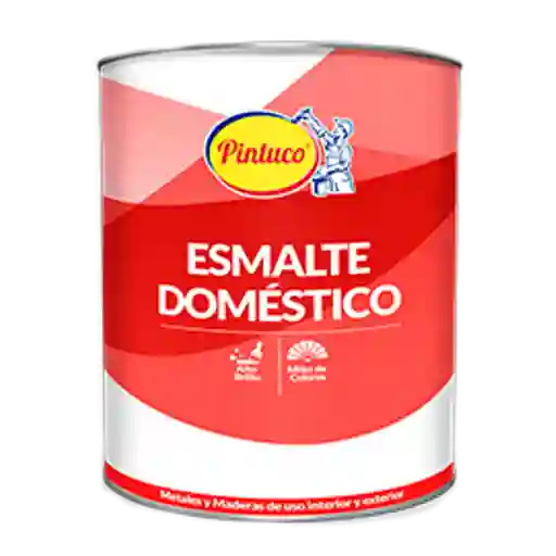 Pintura Esmalte Domestico Blanco 1/4