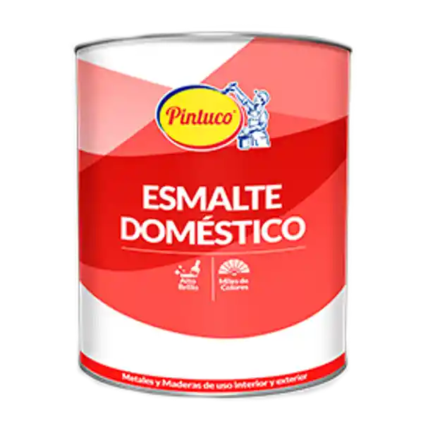 Pintura Esmalte Domestico Blanco 1/4