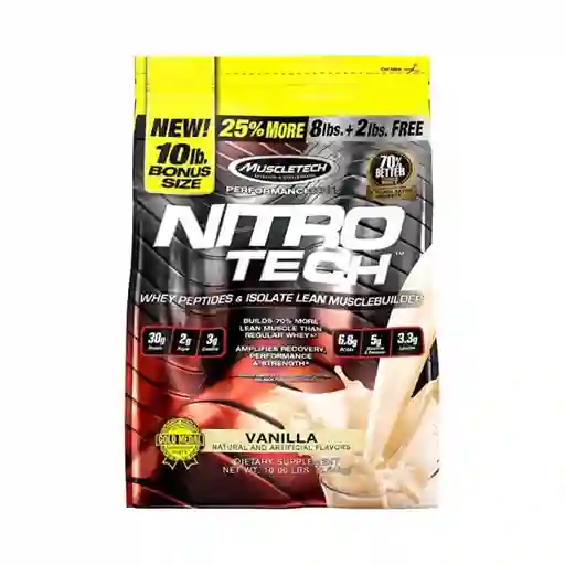 Fórmula Muscletech Nitro Tech Performanceseries Vainilla