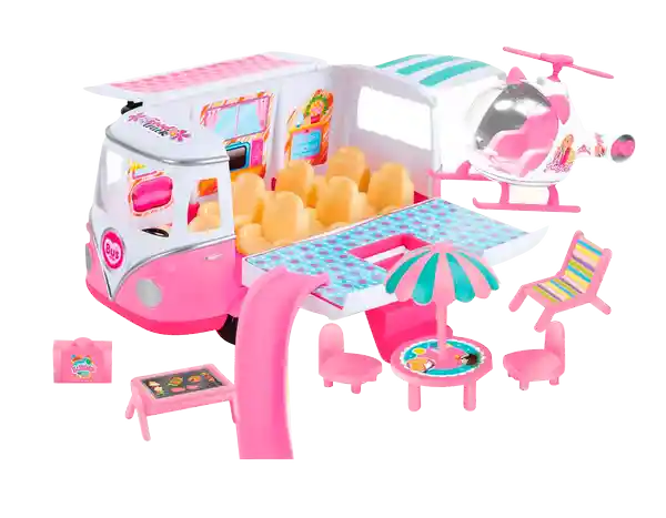 Juguete Bus Fashion Para Muñeca Con Accesorios