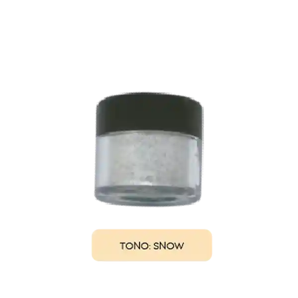 Pigmento Sombra Suelta Ecleyr Tono Snow