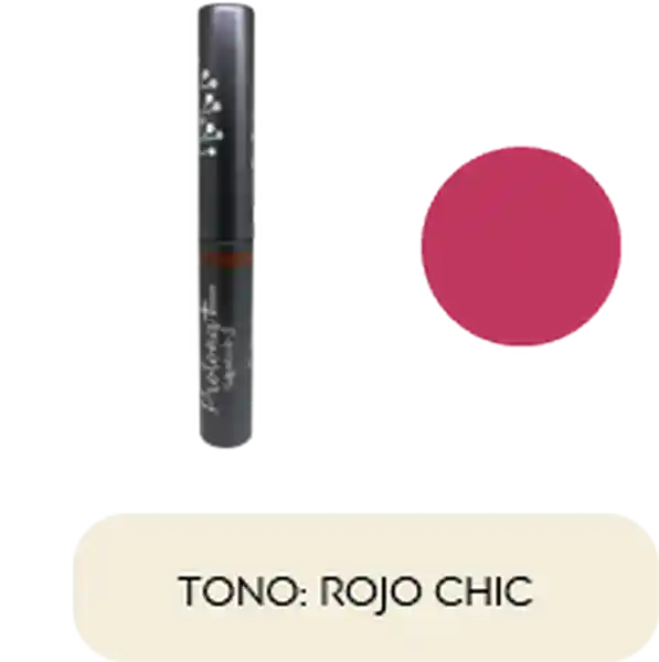 Labial larga Duracion Ecleyr Tono Rojo Chic