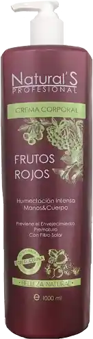 Crema Corporal - Naturals Frutos Rojos 1000ml