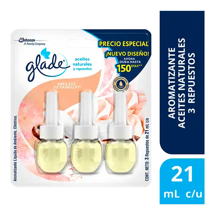 Glade Ambientador Eléctrico Repuesto Vainilla 634256