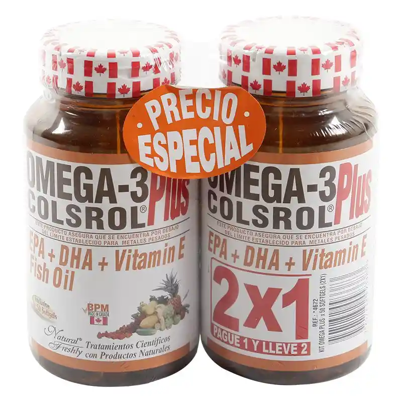 Natural Freshly Vitamina Omega-3 Colsrol Plus