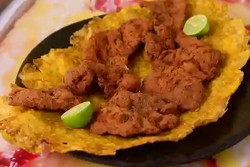 Tostón Chuleta de Cerdo