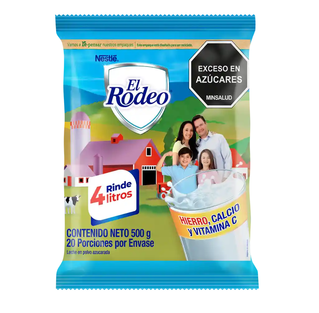 Leche en polvo EL RODEO x 500g