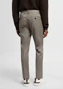 Pantalón París Beige Talla 36 Hombre Mango