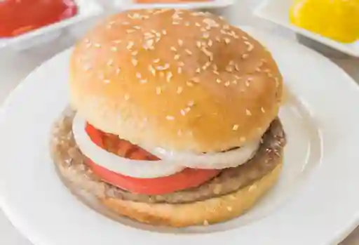 Hamburguesa de Tomate y Cebolla