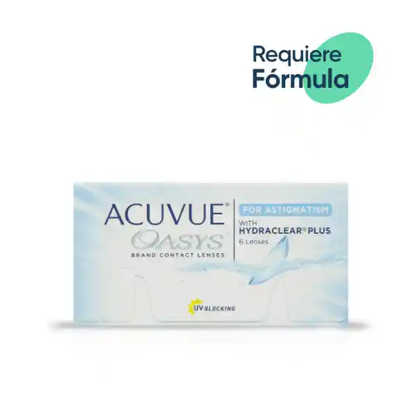 Acuvue® Oasys® Para Astigmatismo Con Hydraclear® Plus