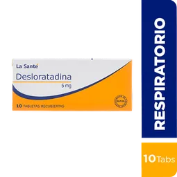 Desloratadina 5 Mg 10 Tabletas Ls