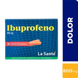 Ibuprofeno 800 Mg 50 Tabletas Ls