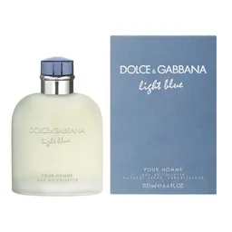 Dolce & Gabbana Light Blue 200 Ml. Edt Para Hombre 100% Original