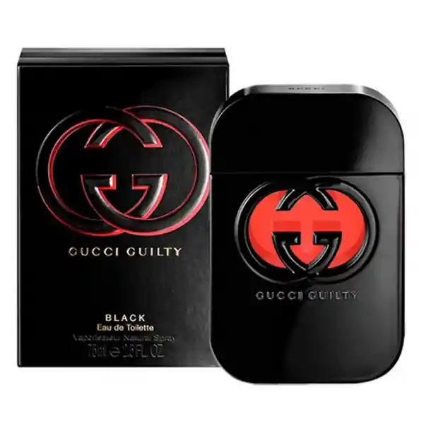 GUCCI guilty black 75 ml. edt para mujer 100% original