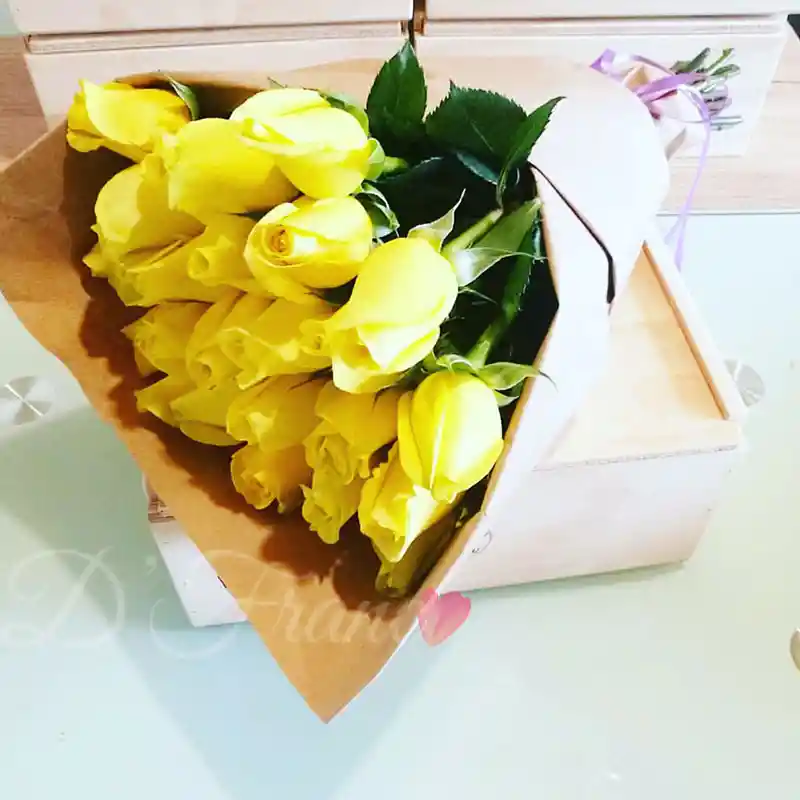 Bouquet De Rosas Amarillas