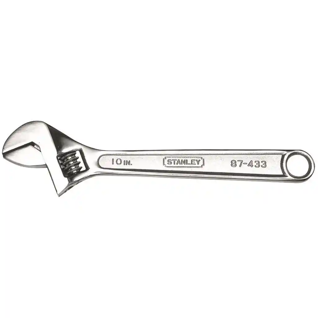 Stanley Llave Ajustable Cromada 10 Pg. (250 Mm)
