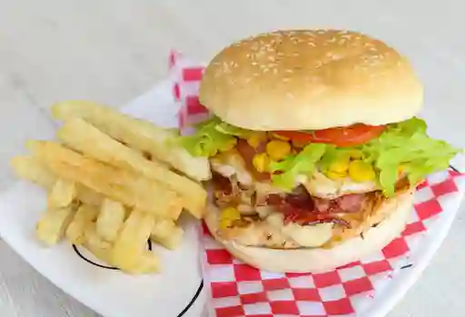 Hamburguesa Pollo Especial