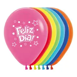 Globo R12 Feliz Dia Estrellas x 12