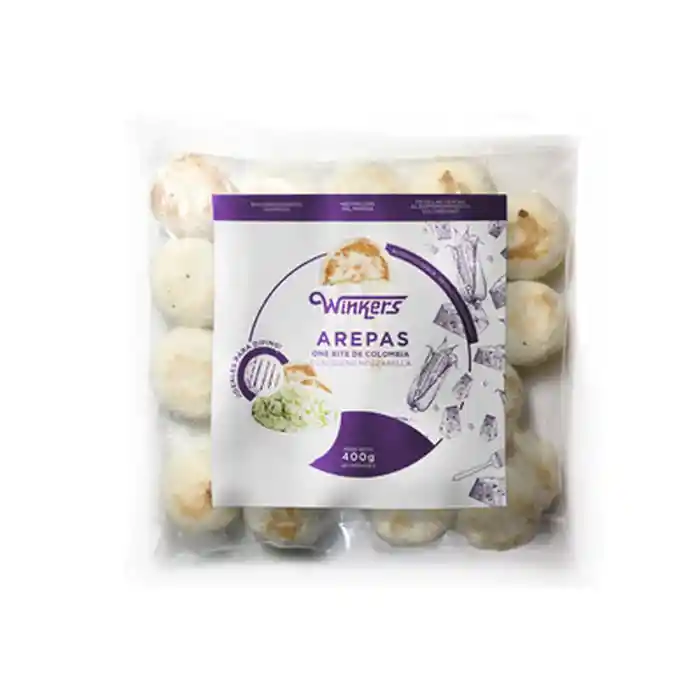 Queso Mozarella Arepa Winkers Asada Con 440 G X 20