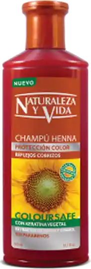 Shampoo Colorsafe Linea Color cobrizos