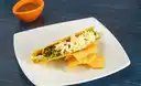 Taco con Frijol Refrito