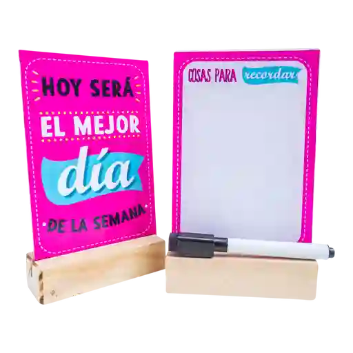 Tablero borrable fucsia