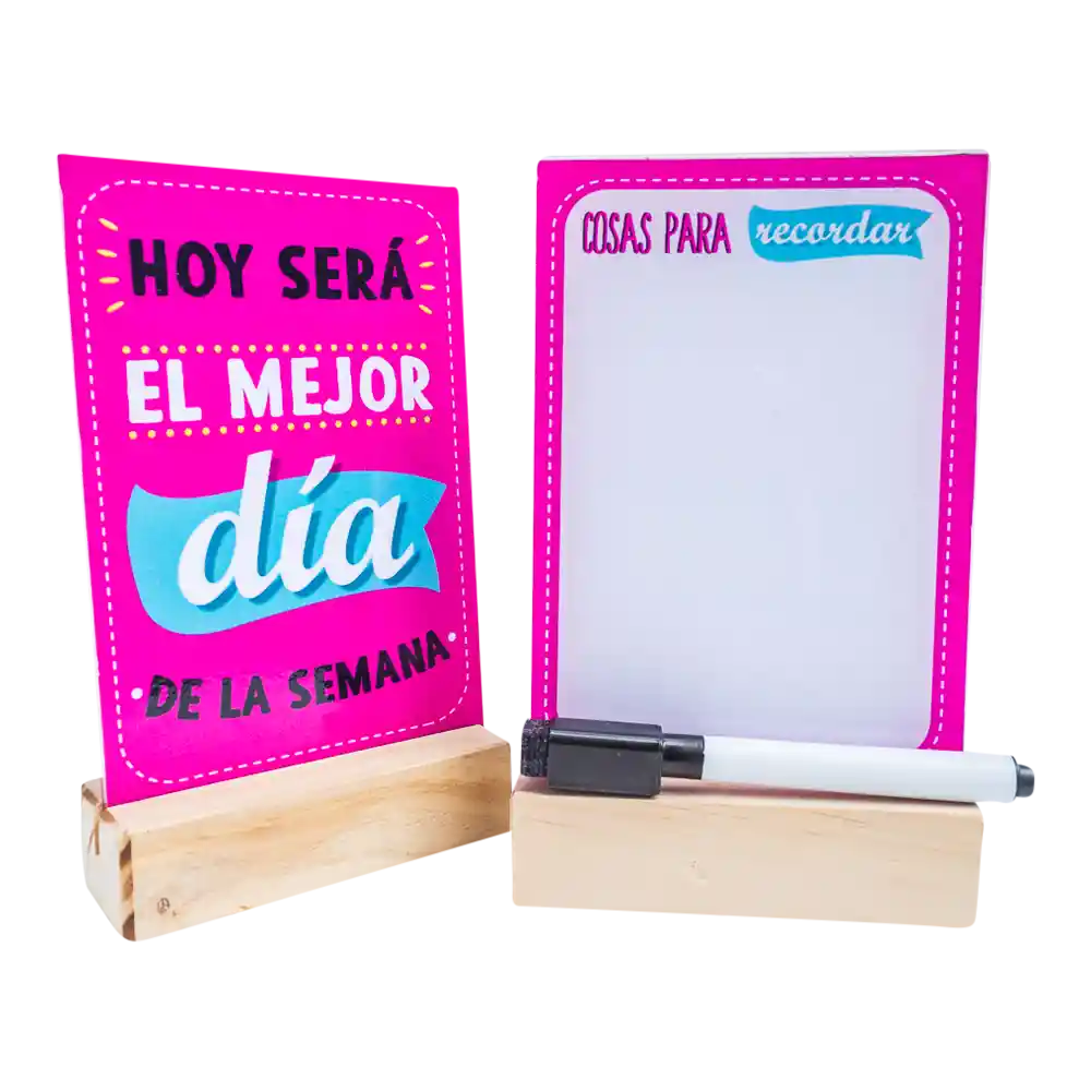 Tablero borrable fucsia