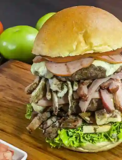 Hamburguesa Doble Carne con Tocineta