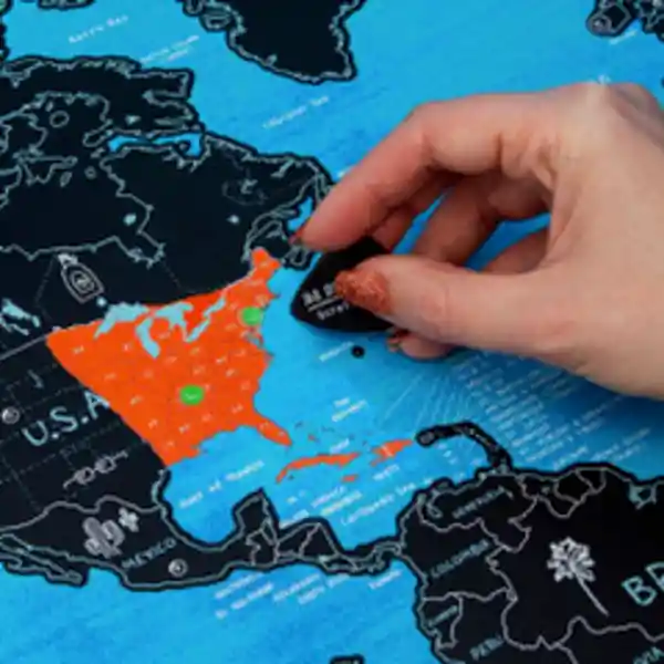 Inusual Design Mapa Scratch Ed Sheeran