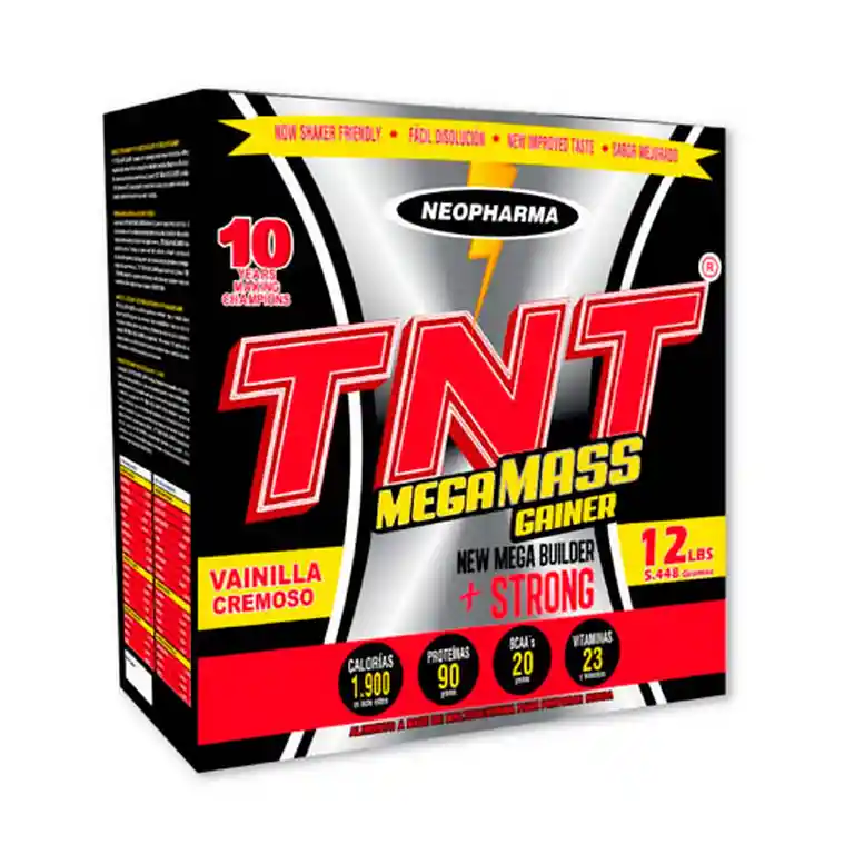 Tnt Mega Mas Sabor Vainilla Cremoso